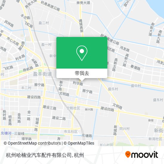 杭州哈楠业汽车配件有限公司地图