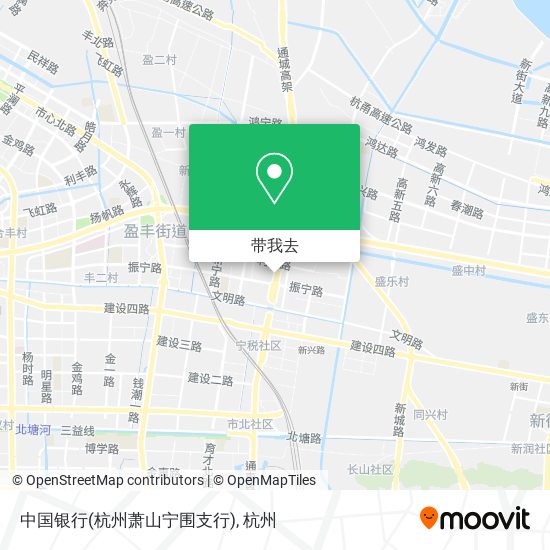 中国银行(杭州萧山宁围支行)地图