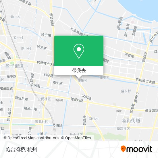 炮台湾桥地图