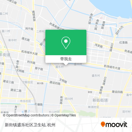 新街镇盛乐社区卫生站地图