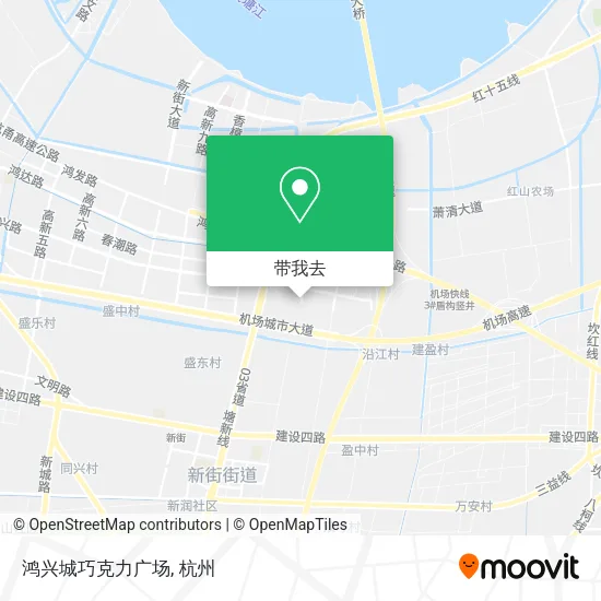 鸿兴城巧克力广场地图
