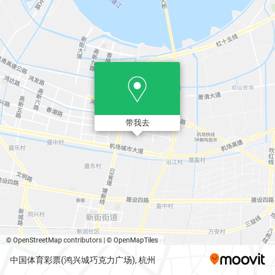 中国体育彩票(鸿兴城巧克力广场)地图
