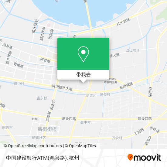 中国建设银行ATM(鸿兴路)地图