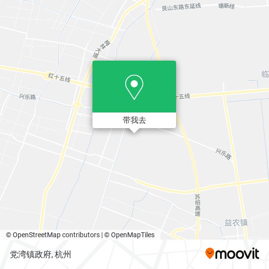 党湾镇政府地图