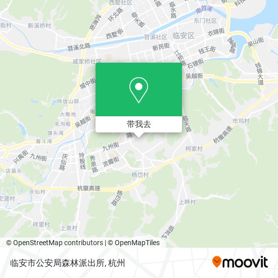 临安市公安局森林派出所地图