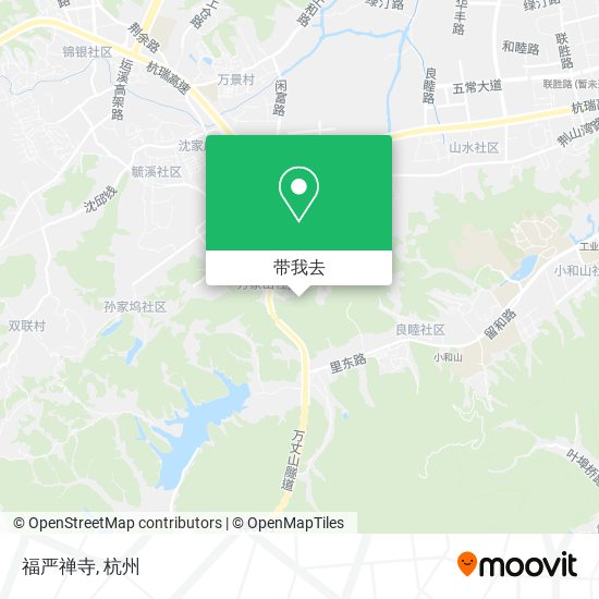 福严禅寺地图