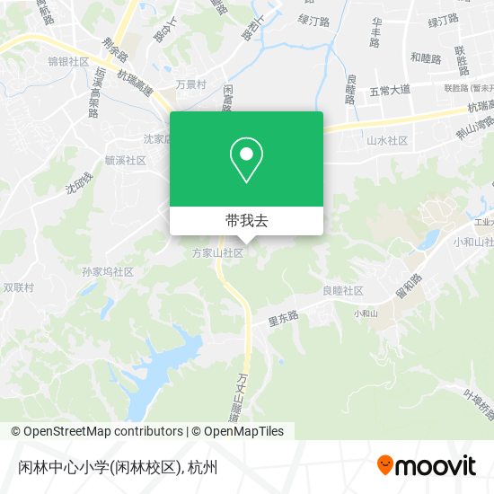 闲林中心小学(闲林校区)地图