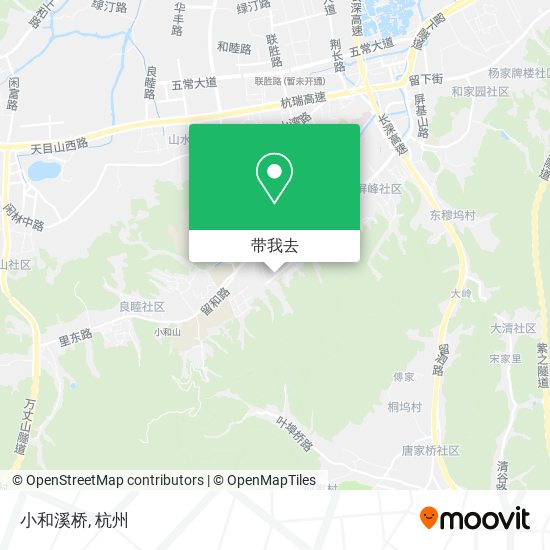 小和溪桥地图