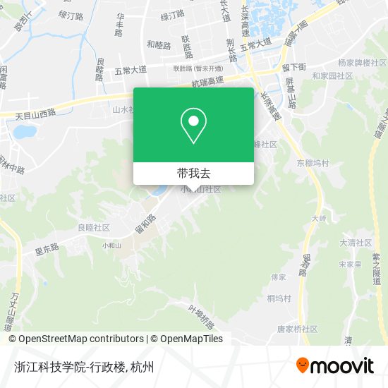 浙江科技学院-行政楼地图