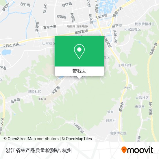 浙江省林产品质量检测站地图