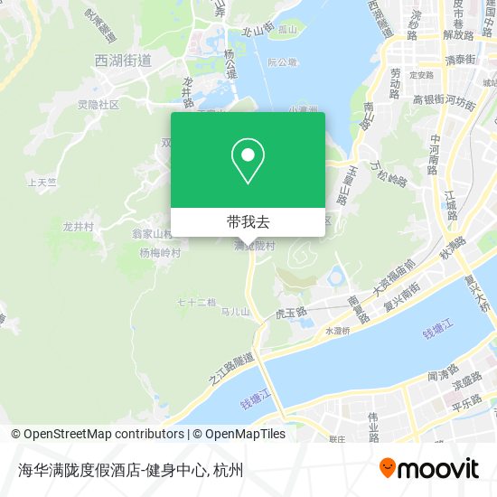 海华满陇度假酒店-健身中心地图