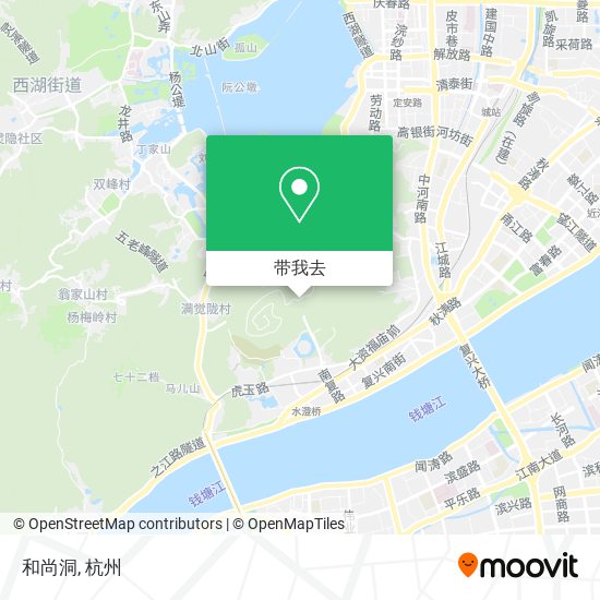 和尚洞地图