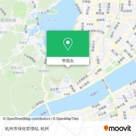 杭州市绿化管理站地图