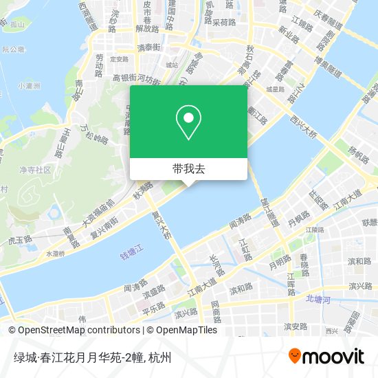 绿城·春江花月月华苑-2幢地图