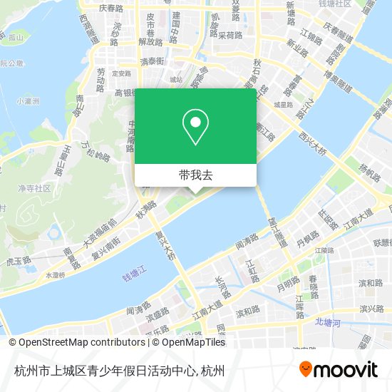杭州市上城区青少年假日活动中心地图