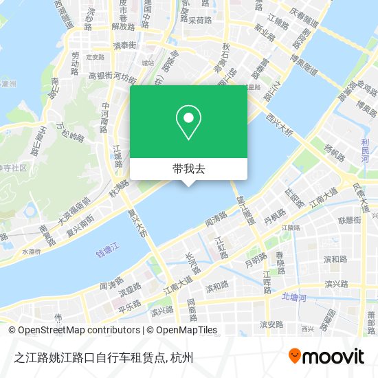 之江路姚江路口自行车租赁点地图