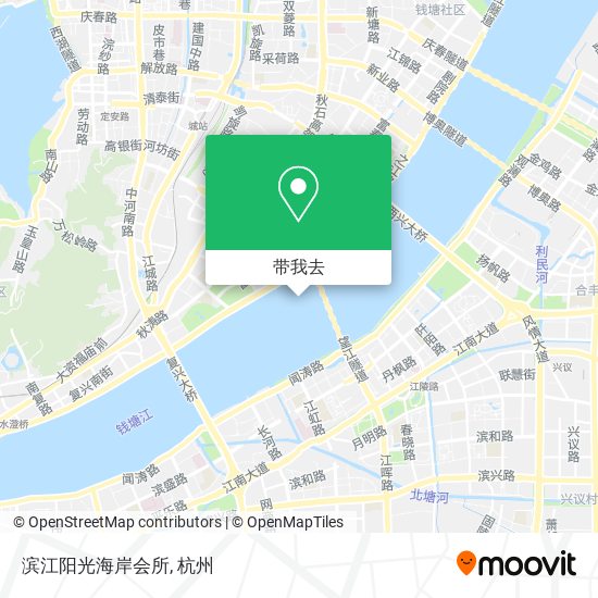滨江阳光海岸会所地图