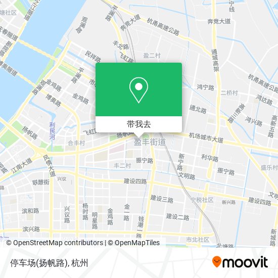 停车场(扬帆路)地图
