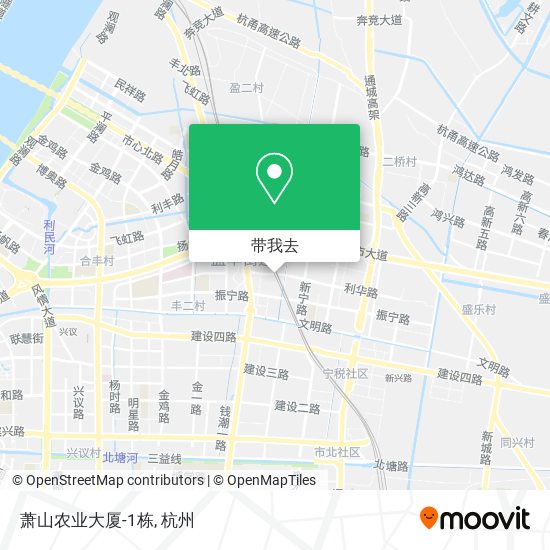 萧山农业大厦-1栋地图