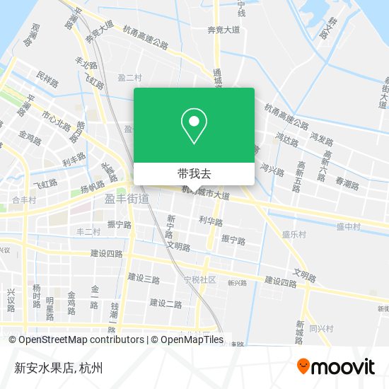 新安水果店地图