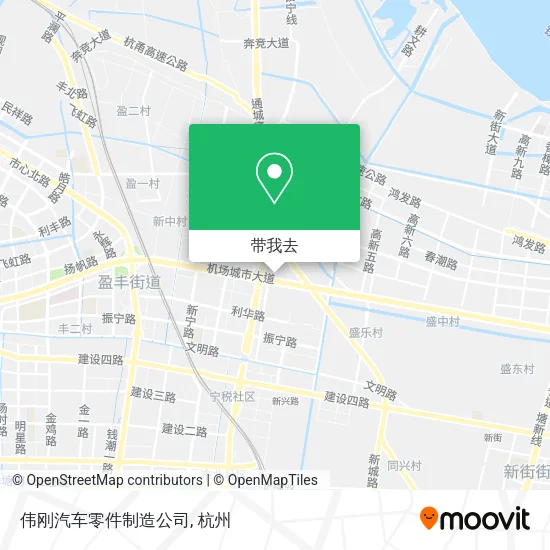 伟刚汽车零件制造公司地图