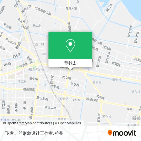 飞发走丝形象设计工作室地图