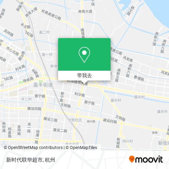 新时代联华超市地图