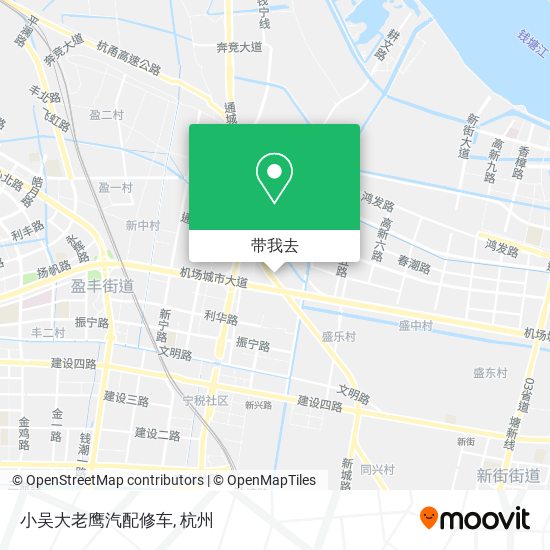 小吴大老鹰汽配修车地图