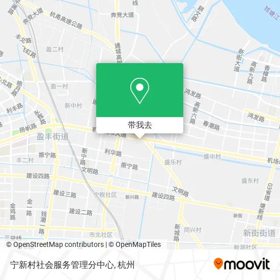 宁新村社会服务管理分中心地图