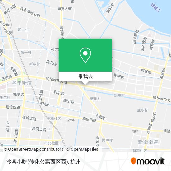 沙县小吃(传化公寓西区西)地图