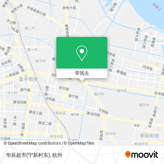 华辰超市(宁新村东)地图