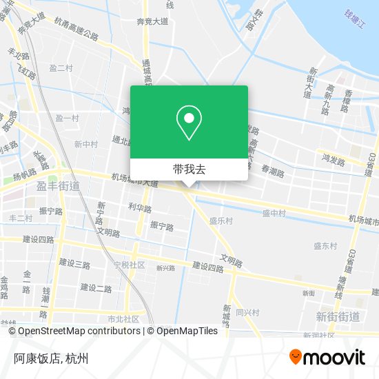 阿康饭店地图