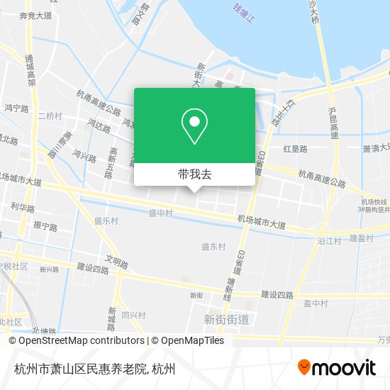 杭州市萧山区民惠养老院地图