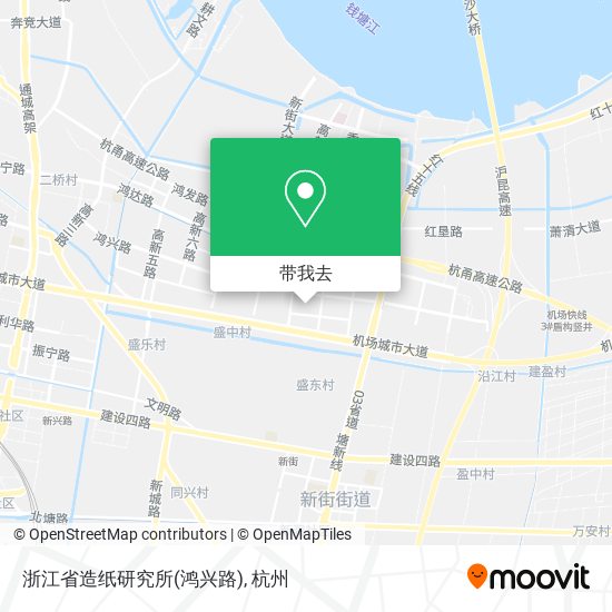 浙江省造纸研究所(鸿兴路)地图