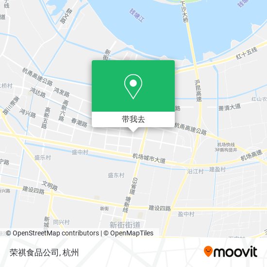 荣祺食品公司地图