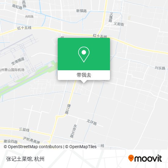 张记土菜馆地图
