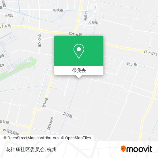 花神庙社区委员会地图