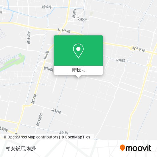 柏安饭店地图