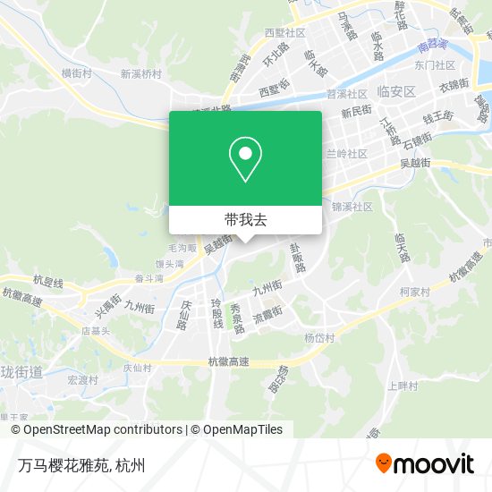 万马樱花雅苑地图