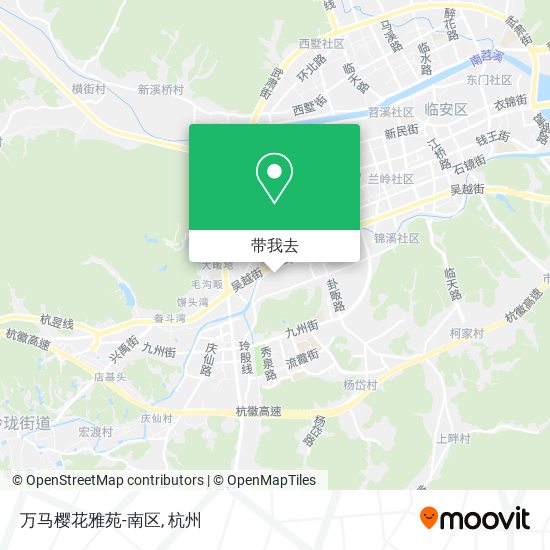 万马樱花雅苑-南区地图