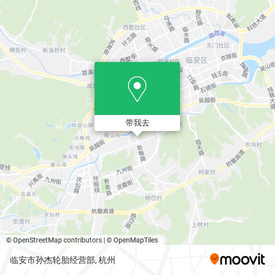 临安市孙杰轮胎经营部地图