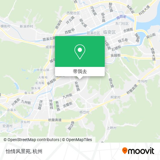 怡情风景苑地图