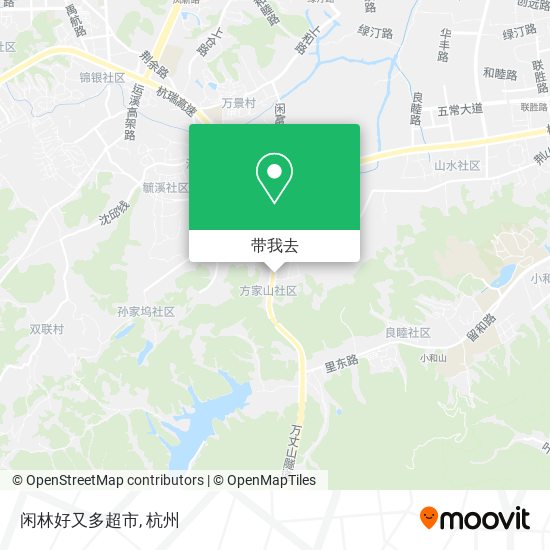 闲林好又多超市地图
