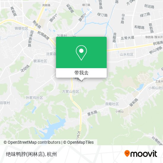 绝味鸭脖(闲林店)地图