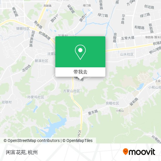 闲富花苑地图