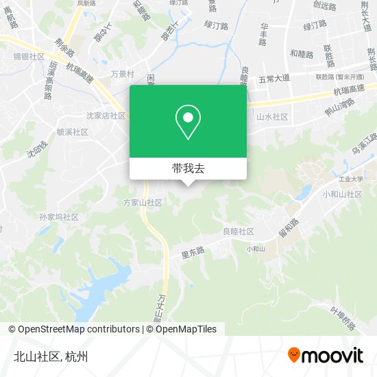 北山社区地图