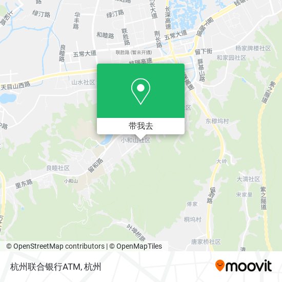 杭州联合银行ATM地图