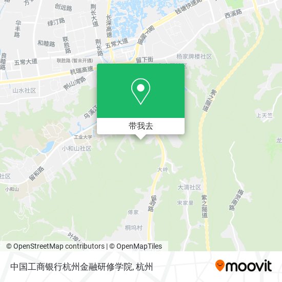 中国工商银行杭州金融研修学院地图