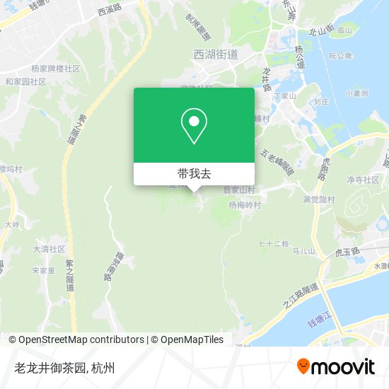 老龙井御茶园地图