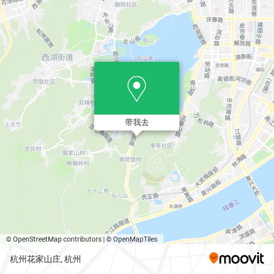 杭州花家山庄地图
